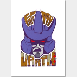 Face my Wrath Posters and Art